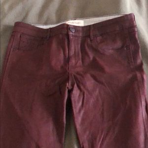 Habitual Coated Skinny Jeans in Chianti - size 30